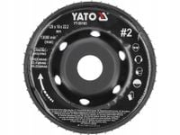 YATO TARCZA FREZ PEŁNY SZLIFIERKA WYPUKŁY TARNIK 120x18mm NR2 YATO YT-59185