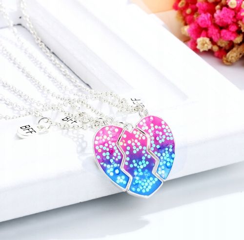 ŁAŃCUSZKI BFF DLA PRZYJACIÓŁEK ZESTAW 3 sztuki na Arena.pl