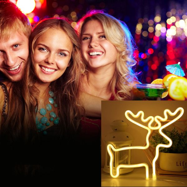 Neon Led Heckermann Wiszący Renifer zdjęcie 3