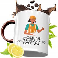 Kubek Bordowy Dla Budowlańca Na Urodziny Prezent Z Nadrukiem Ze Zdjęciem