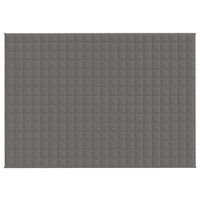 Koc obciążeniowy, szary, 155x220 cm, 11 kg, tkanina