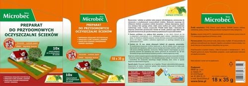 MICROBEC BIO Aktywator do przydomowych oczyszczalni ścieków 35g x 18 na Arena.pl