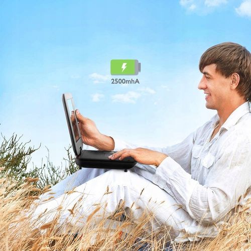 PRZENOŚNY SAMOCHODOWY ODTWARZACZ DVD 9'' LCD CZARNE 2000mAh Baterią na Arena.pl