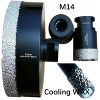 35mmxM14 WIERTŁO DIAMENTOWE OTWORNICA KORONKA 6 MM DO GRESU GLAZURY PŁYTEK