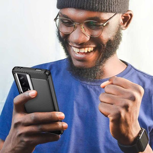 Spacecase Carbon Poco F5 Pro Black zdjęcie 2