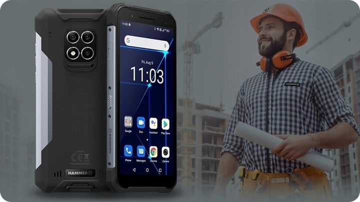 Smartfon Myphone Hammer Construction 6/128Gb Esim zdjęcie 3