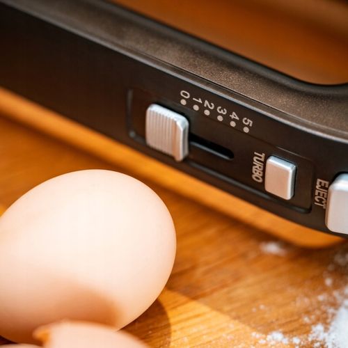 Mikser Ręczny Robot Kuchenny 800W 5 Biegów TURBO 4 Końcówki Mieszadła Haki na Arena.pl