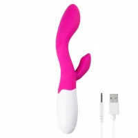 easytoys lily 2.0 rożowy - wibrujący model ładowalny, 10 trybow