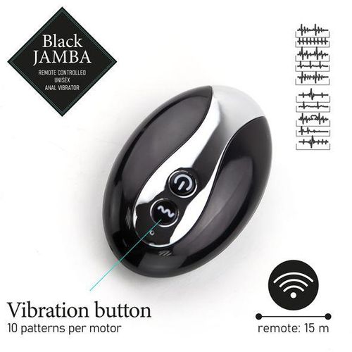 FeelzToys - Black Jamba Anal Vibrator na Arena.pl