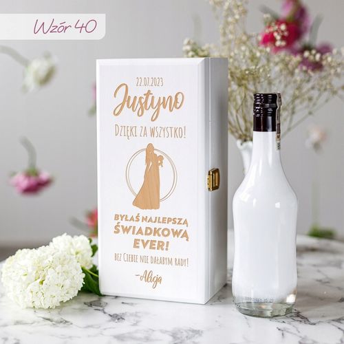 PODZIĘKOWANIE DLA ŚWIADKOWEJ SKRZYNKA NA ALKOHOL PREZENT DLA ŚWIADKOWEJ na Arena.pl