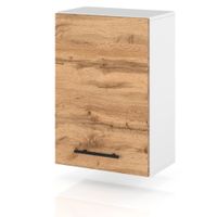 szafka kuchenna wisząca modułowa z uchwytami drewniana 45cm spremium wotan