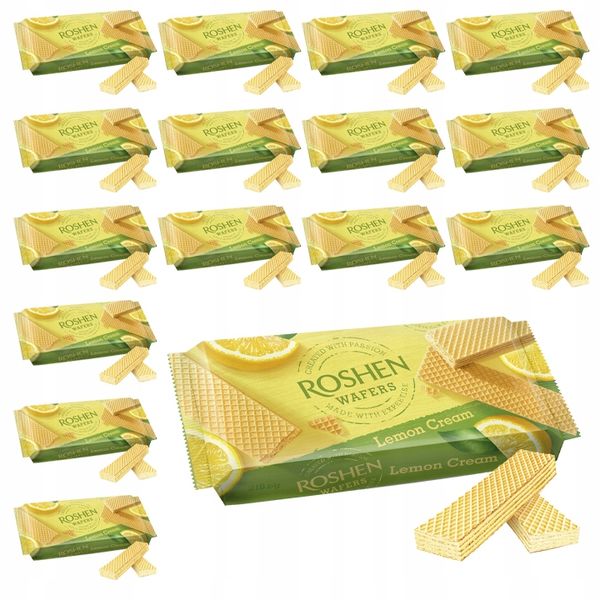 Pakiet Wafle Lemon Cytrynowe 16x216 g Roshen zdjęcie 1