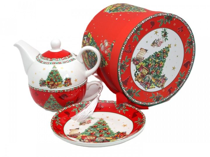 ŚWIĄTECZNY DZBANEK Z FILIŻANKĄ TEA FOR ONE zdjęcie 1