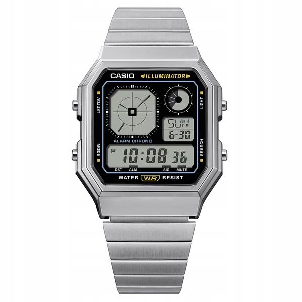 Zegarek Męski Casio A130WE-1AEF srebrny zdjęcie 4