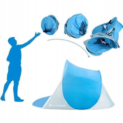 AUTOMATYCZNY NAMIOT PLAŻOWY NA PLAŻĘ SAMOROZKŁADAJĄCY POPUP 192x120x86 CM na Arena.pl