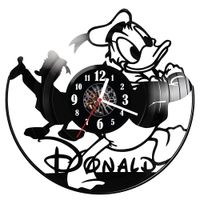 Zegar ścienny z płyty winylowej Kaczor Donald 518.14