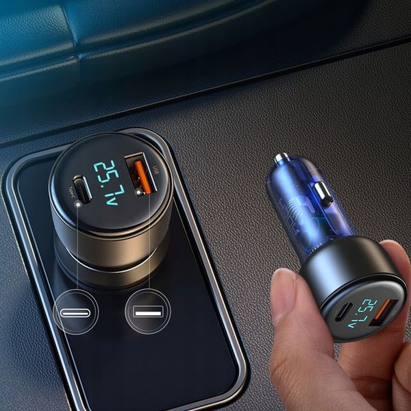 Ładowarka Samochodowa 72 W USB+USB-C Bardzo mocna zdjęcie 3