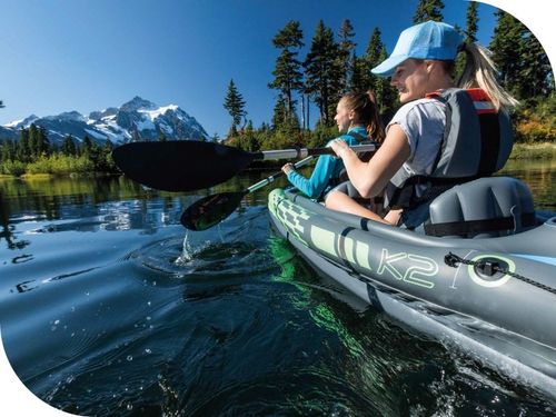 Kajak 2os. Challenger K2 Intex 68306 Pompka Wiosła Dwuosobowy MODEL 2024 na Arena.pl