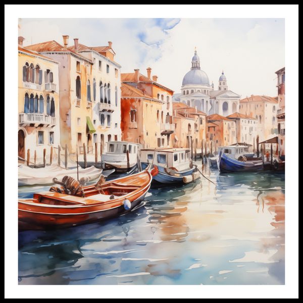 Plakat 90x90cm Wenecka Impresja zdjęcie 3