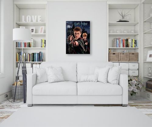 Harry Potter Harry Ron Hermione - Obraz na płótnie 30x40 cm na Arena.pl