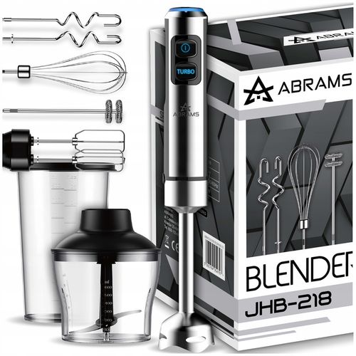 BLENDER RĘCZNY MIKSER WIELOFUNKCYJNY TRYB TURBO 1500 W OSTRZA TYTANOWE na Arena.pl