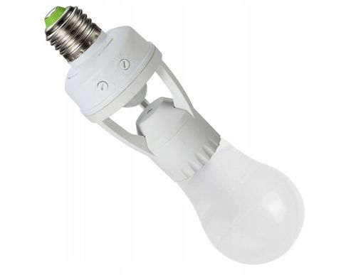 OPRAWKA ŻARÓWKI Z CZUJNIKIEM RUCHU E27 LED-360° na Arena.pl