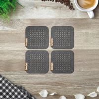 4 SZT GRUBA PODKŁADKA Z FILCU POD KUBEK 12x12 CM