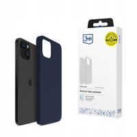 Silikonowe etui na Apple iPhone 15 - 3mk Silicone Case Dark Navy