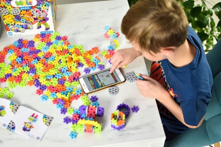 KLOCKI KONSTRUKCYJNE WAFLE MELI Basic Constructor 200 El MINI WAFFLE PUZZLE zdjęcie 12