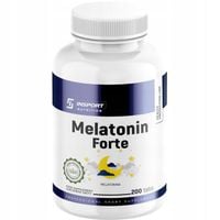 MELATONINA FORTE 5mg 200 tab ZDROWY SPOKOJNY GŁĘBOKI SEN VEGE | INSPORT