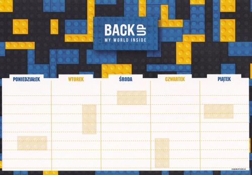 Plan lekcji BackUP klocki, BRICKS (PLNB3A52) na Arena.pl