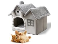 Domek dla zwierząt legowisko dla psa kota budka pluszowy posłanie buda