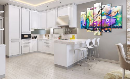 Obraz Na Płótnie - Ryby Pastele  - 150X100 Cm - Ea150X100-4096 na Arena.pl