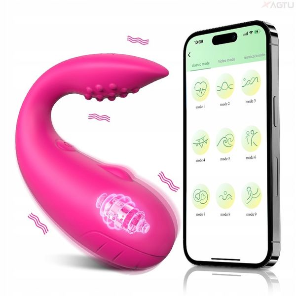 Wibrator sterowany aplikacją wibrujące jajko APP zdjęcie 11