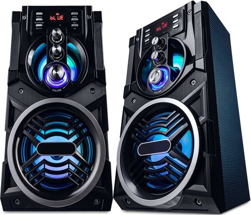 GŁOŚNIK PRZENOŚNY 850W KOLUMNA BLUETOOTH KARAOKE RADIO FM MOBILNY na Arena.pl