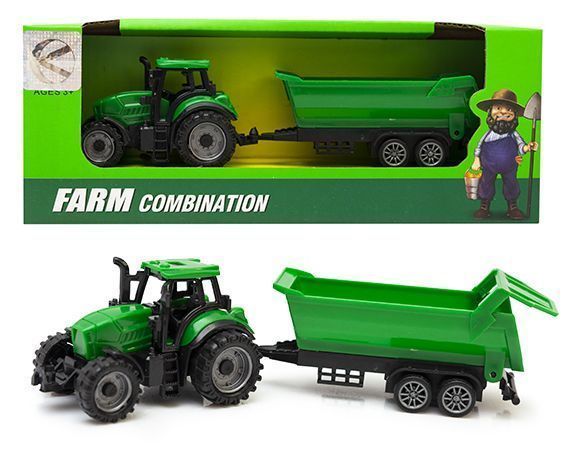 Traktor z przyczepą zdjęcie 1