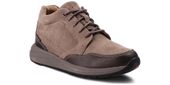 Clarks Półbuty męskie - Un Coast Dry, Waterproof - rozmiar 39,5 - brązowe