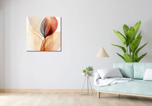 Obraz 70x70cm Eteryczne Liście na Arena.pl