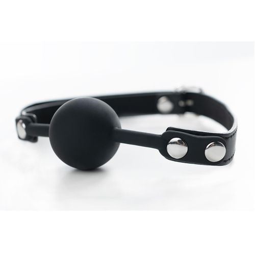 black silicone ball gag with adjustable straps na Arena.pl