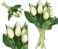 TULIPANY BUKIET TULIPANÓW GUMOWE GUMOWANE JAK ŻYWE 7SZT.