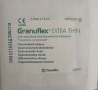 GRANUFLEX EXTRA THIN 7,5x7,5cm 12 SZTUK cienki jak skóra elastyczny