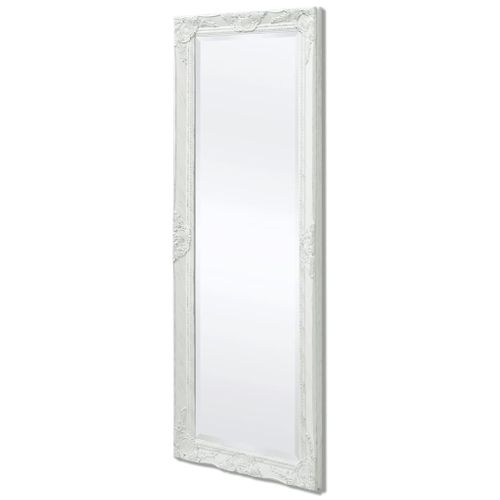 Lustro ścienne w stylu barokowym 140x50cm białe VidaXL na Arena.pl