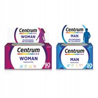 Multiwitamina Centrum Woman ONA 90 tab + Centrum MAN ON 30 tab