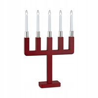 Ozdoba świąteczna świecznik adwentowy drewniany