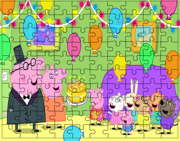 Puzzle Świnka Peppa zdjęcie 1