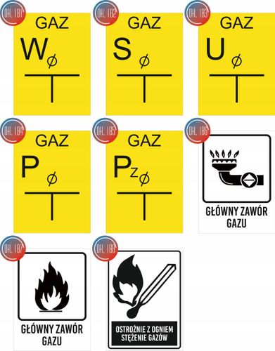 Tablica orientacyjna dla zasuwy na połączeniu grawer piktogram 20x15 cm na Arena.pl