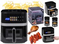 FRYTKOWNICA BEZTŁUSZCZOWA AIR FRYER LINBOX CZARNA