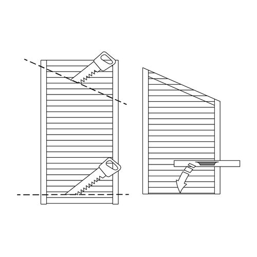 Drzwi Fronty Meblowe Białe Panelowe Do Skosów 294mm x 474mm na Arena.pl