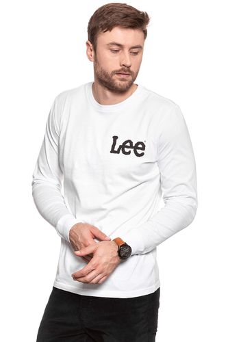 LEE LS LOGO TEE WHITE L63NAI12 M na Arena.pl