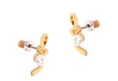 kolczyki sztyfty z perełką (p8656au)